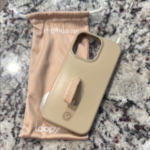 Loopy Beige iPhone 13 Pro Case